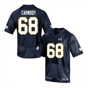 Notre Dame Fighting Irish Men's Michael Carmody #68 Navy Under Armour Authentic Stitched College NCAA Football Jersey WRB8499WJ